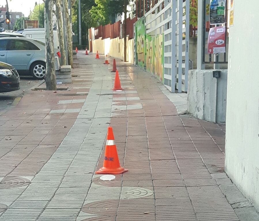 PP Sanse logra que el equipo de Gobierno arregle las huellas del llamado camino escolar&nbsp;seguro
