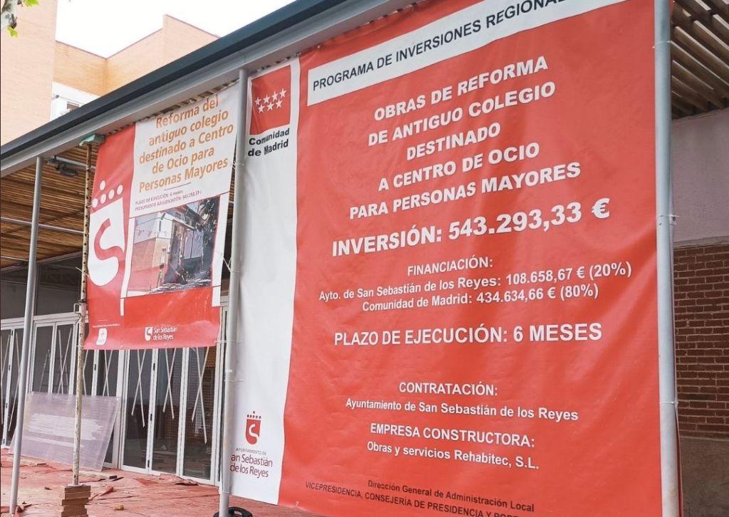 Los mayores disfrutarán de un nuevo centro de ocio financiado con 440.000€ del plan de inversión del gobierno de Isabel Díaz&nbsp;Ayuso