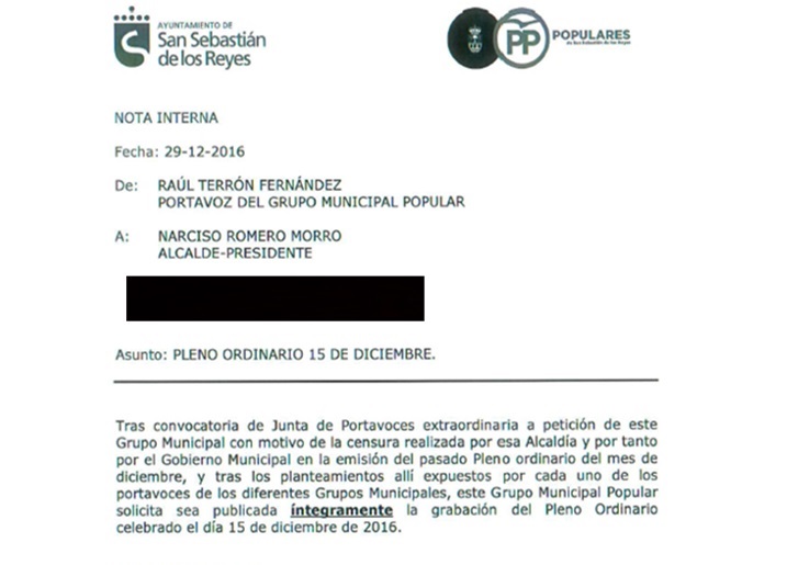 El tripartito de izquierdas censura la intervención del público y elimina de Internet la última hora del último pleno&nbsp;municipal