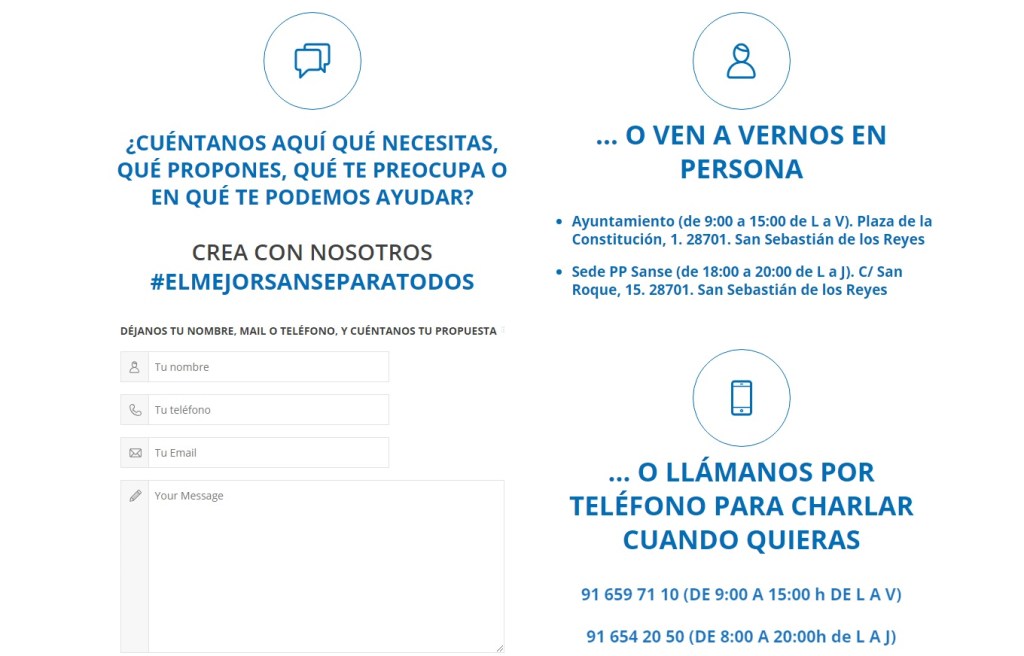 El Partido Popular de San Sebastián de los Reyes refuerza sus vías de contacto con los vecinos para lograr #ElMejorSanseParaTodos