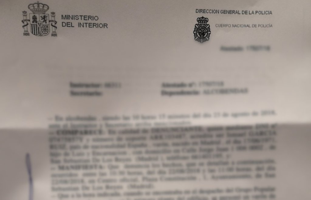 PP Sanse interpone una denuncia ante la Policía Nacional tras el grave incidente ocurrido ayer en el&nbsp;Ayuntamiento