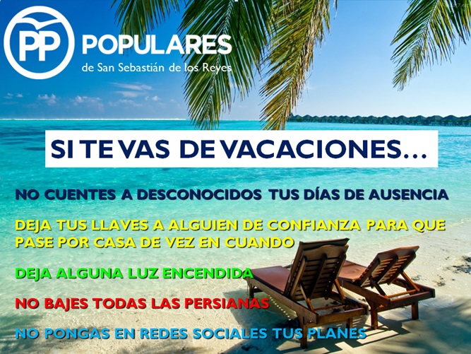 #PPSanse da su apoyo a la Policía por su excelente labor para que los vecinos puedan irse tranquilos de vacaciones