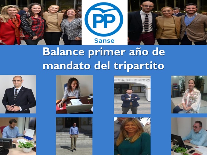 El tripartito ha puesto en peligro en 12 meses de mandato el desarrollo logrado en los últimos 8 años por #PPSanse para toda la&nbsp;ciudad